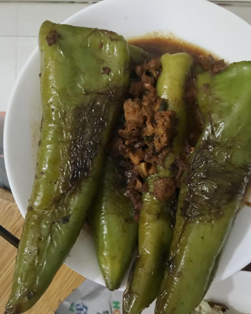 下饭菜肴--青椒酿肉