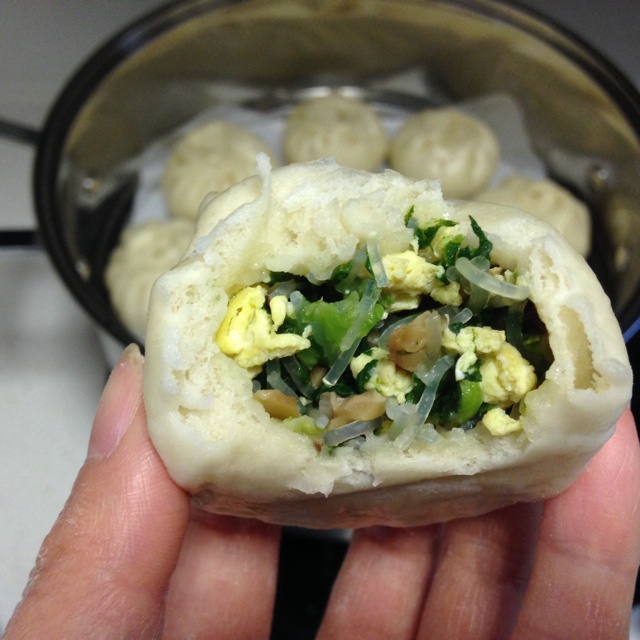 香菇青菜包子