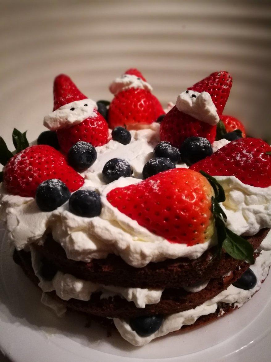 圣诞呆萌裸蛋糕