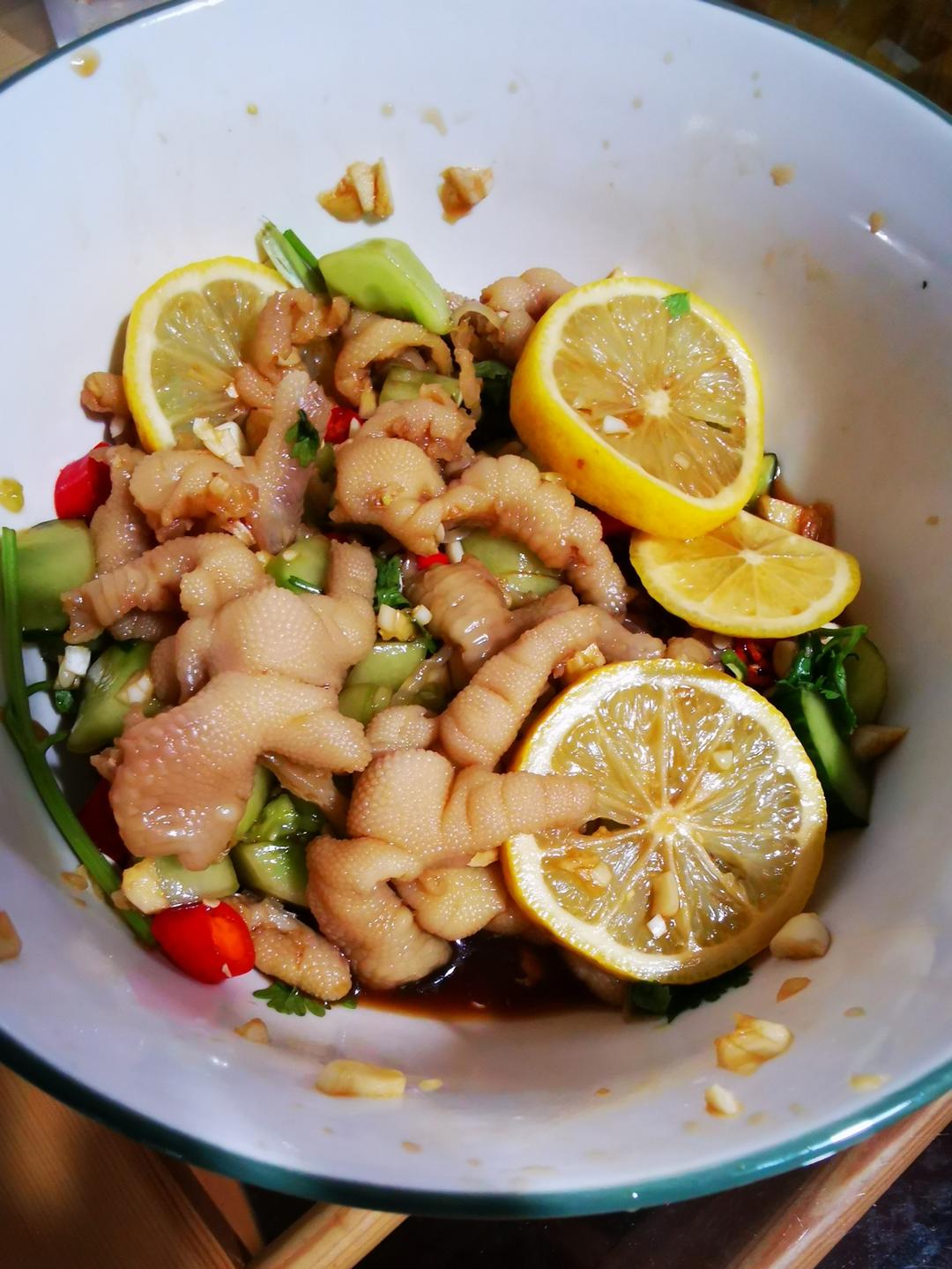 超简单的柠檬无骨鸡爪