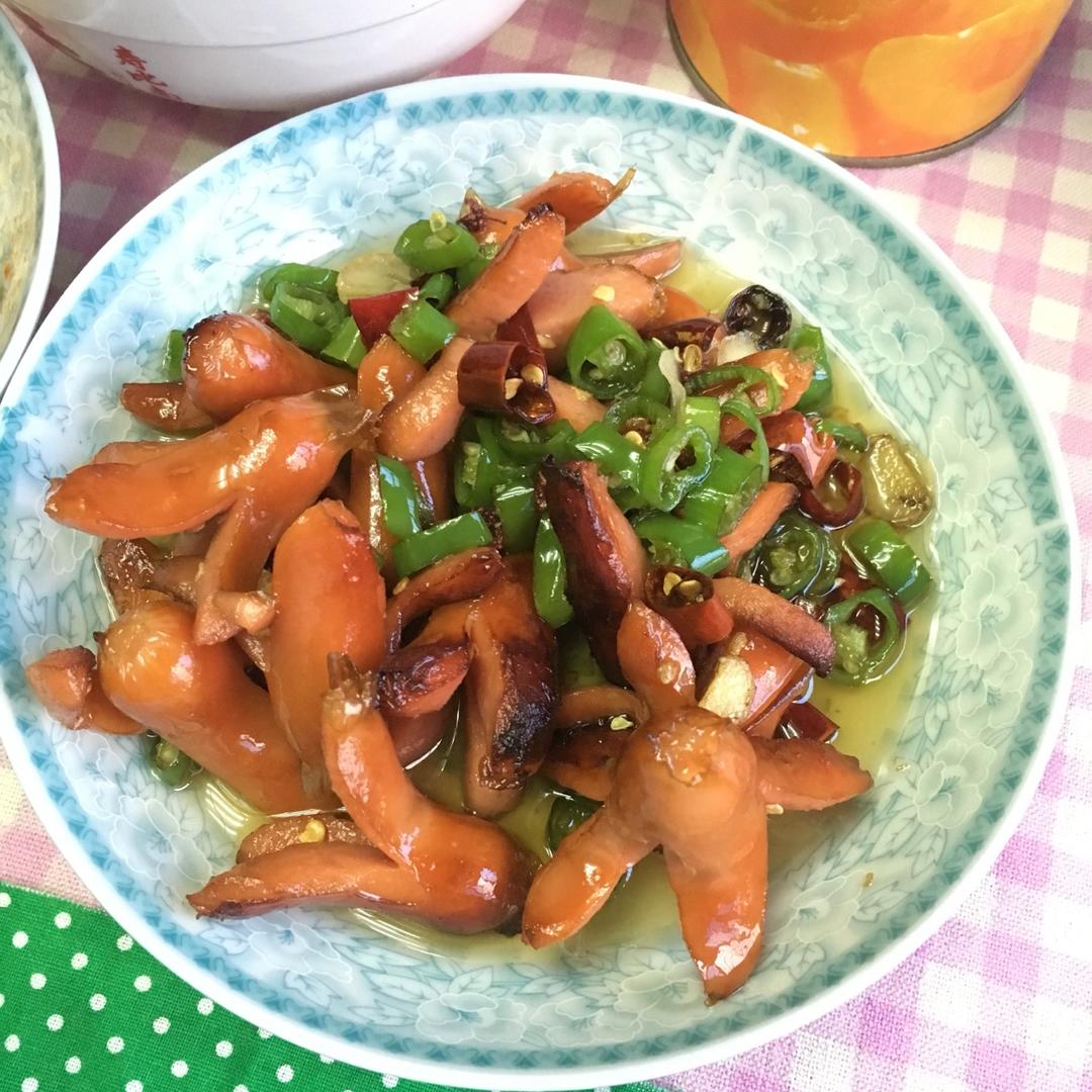 青椒脆皮肠