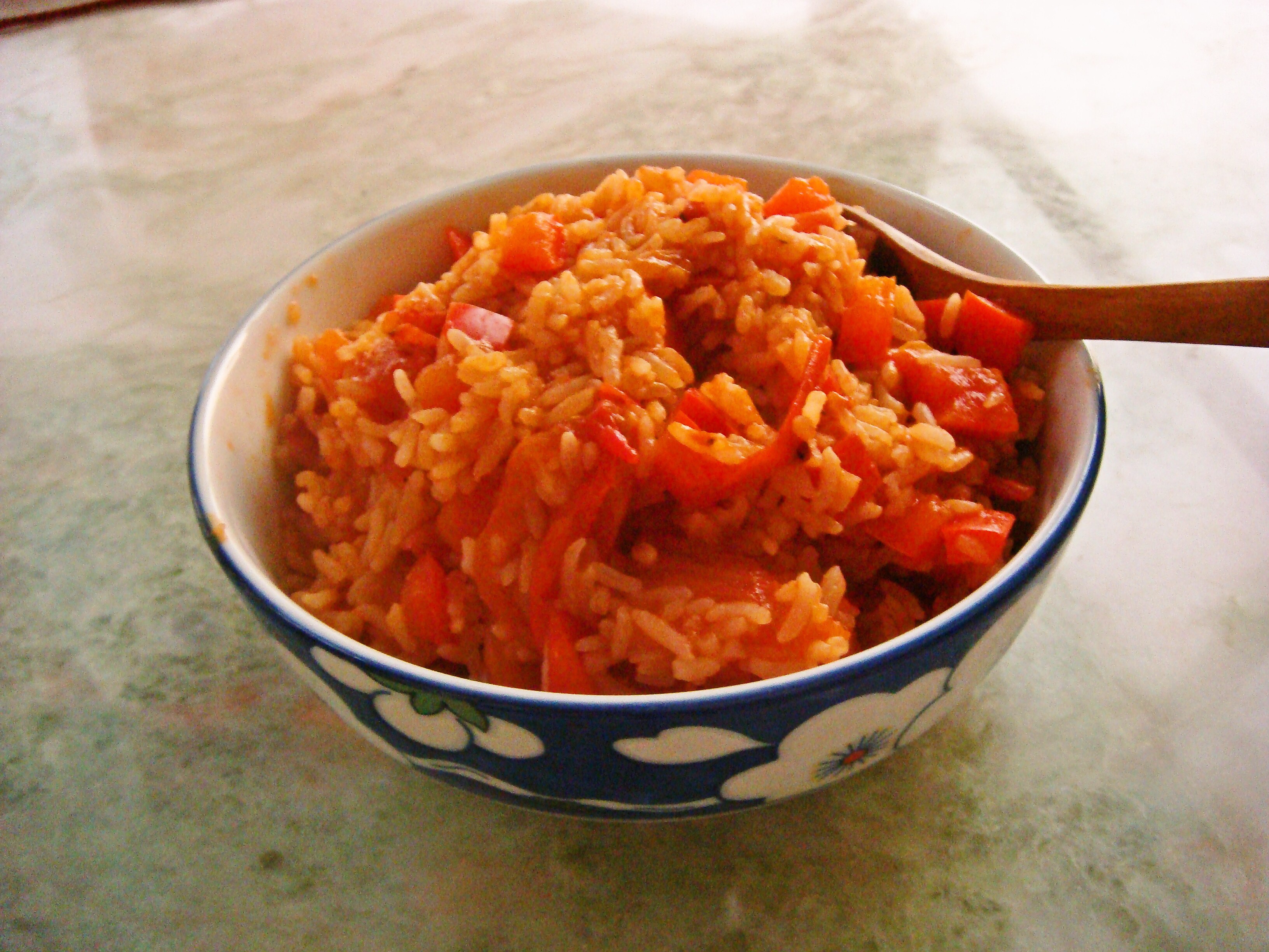 红色系茄汁炒饭