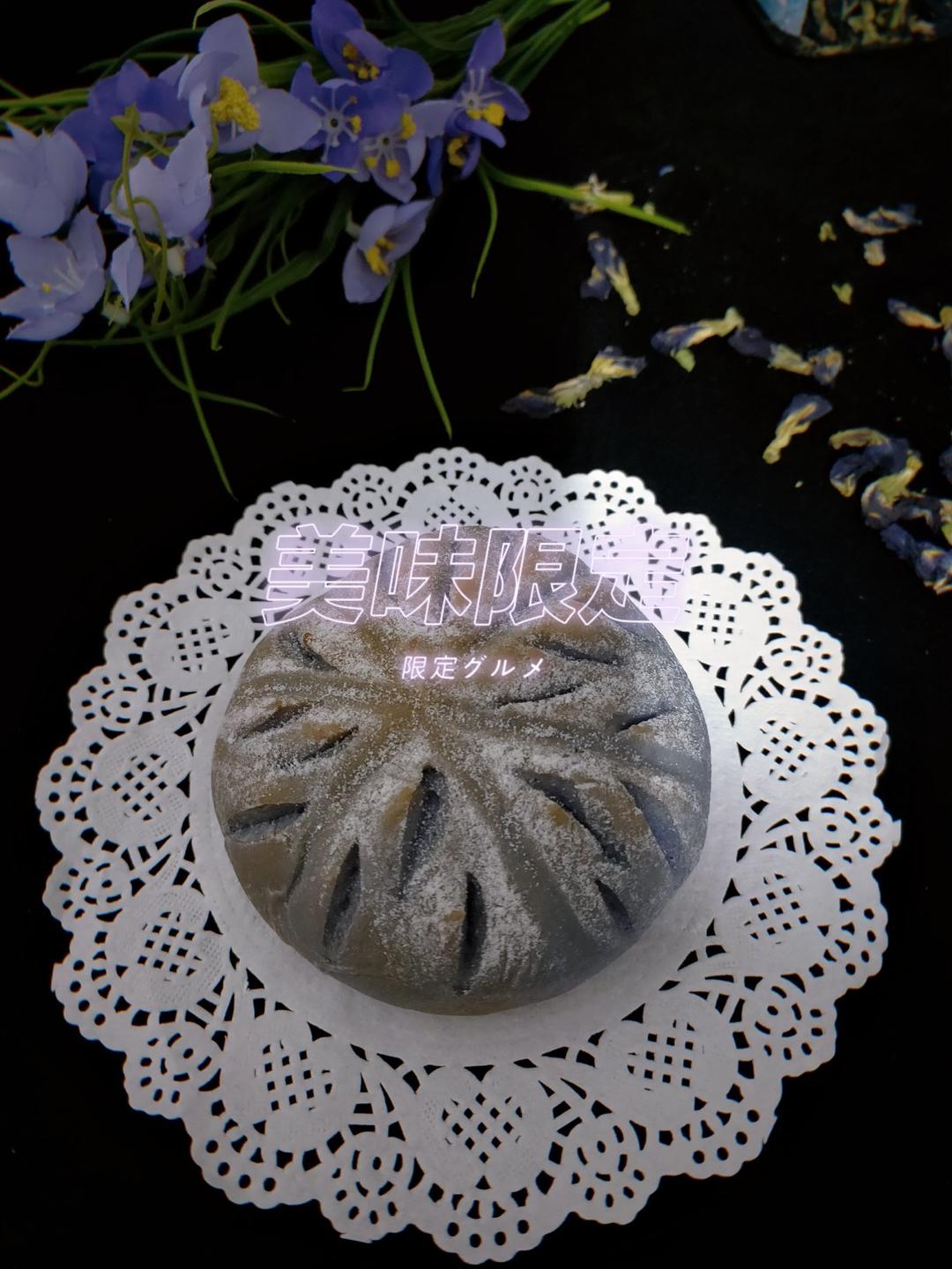 蝶豆花儿带来的❄️蓝色雪花小餐包