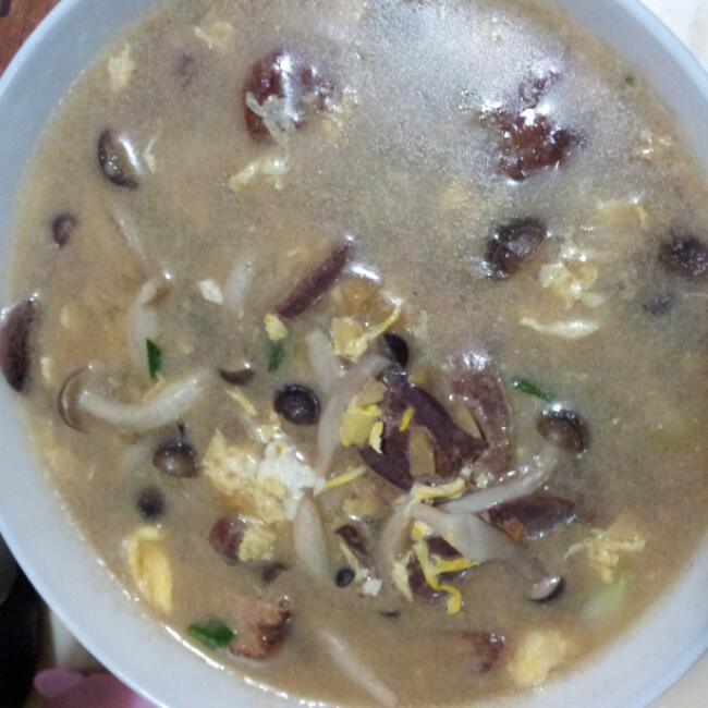 蘑菇猪肝汤