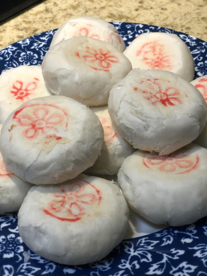 鲜花饼玫瑰花酥饼