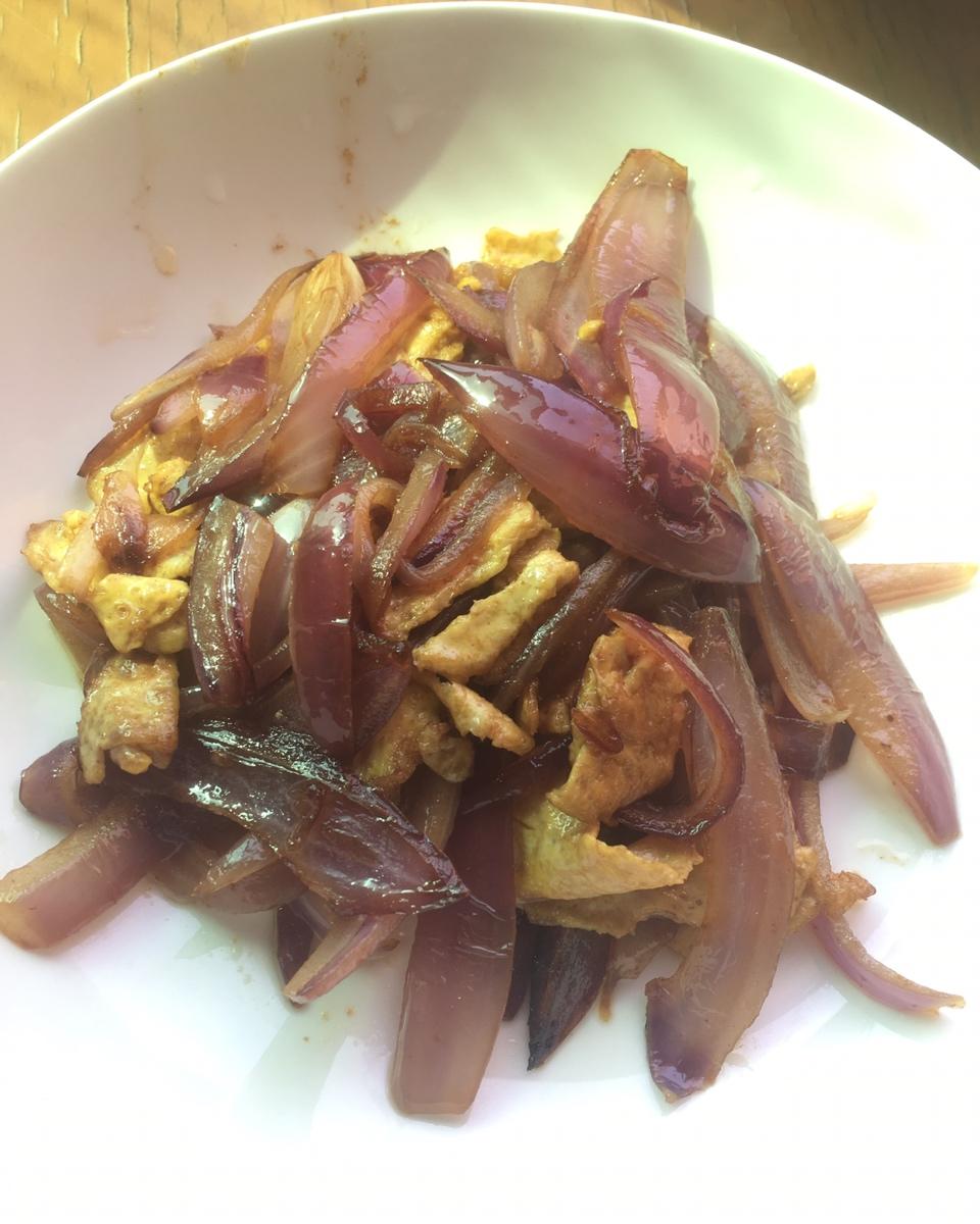 洋葱炒鸡蛋