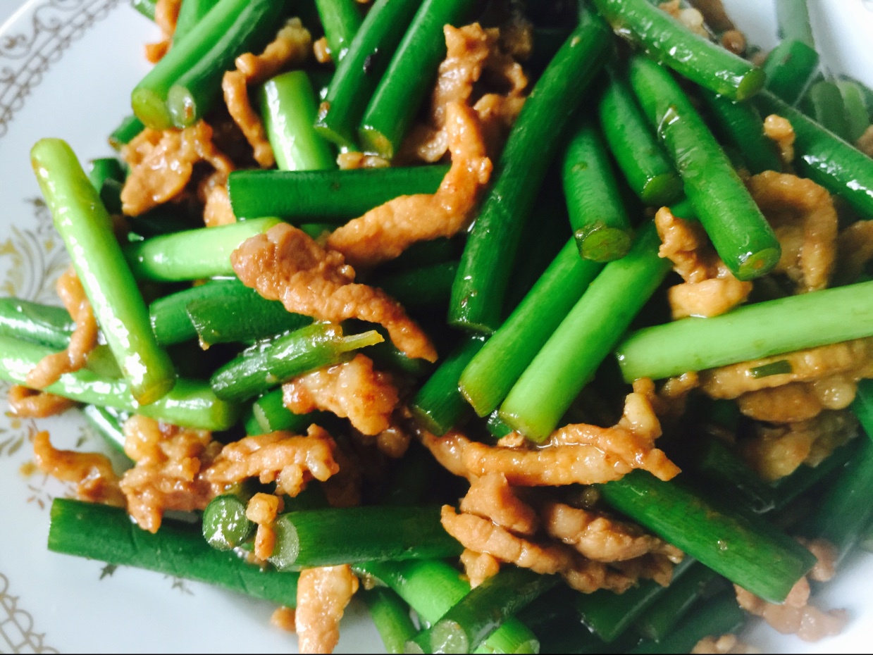 蒜薹炒肉