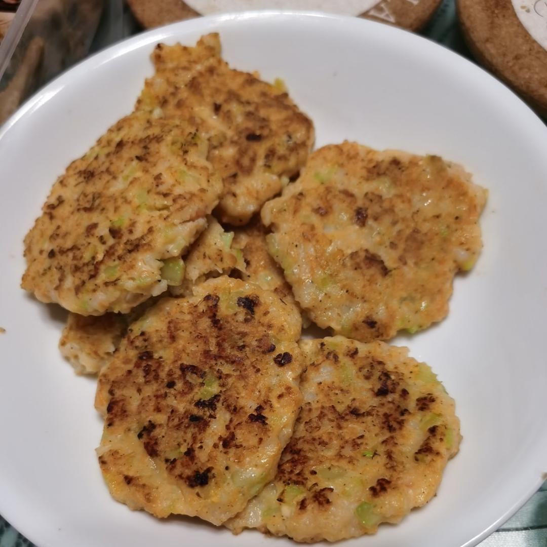 香煎脆虾饼