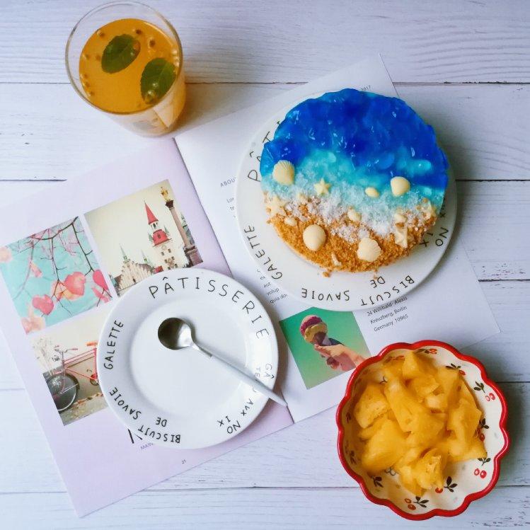 海洋酸奶慕斯蛋糕——乐众缤纷夏日烘焙大赛获奖作品