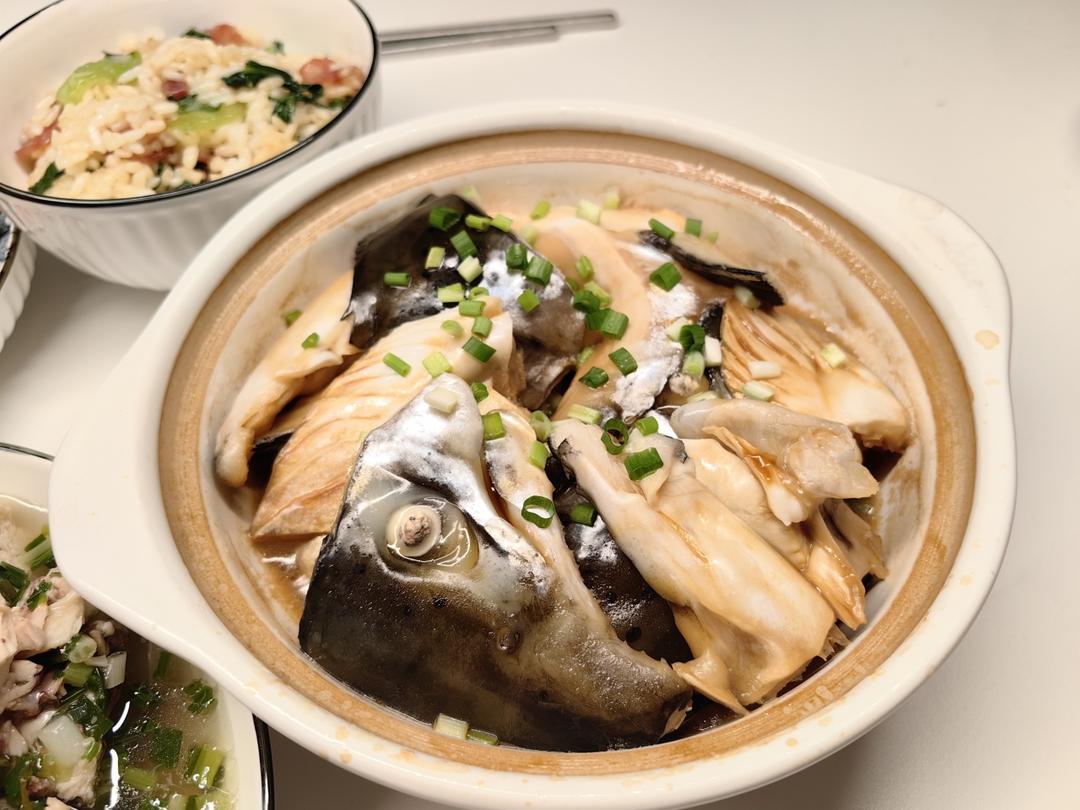 《中餐厅》张亮的焗三文鱼头