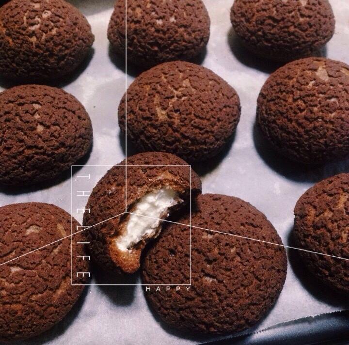 巧克力酥皮泡芙