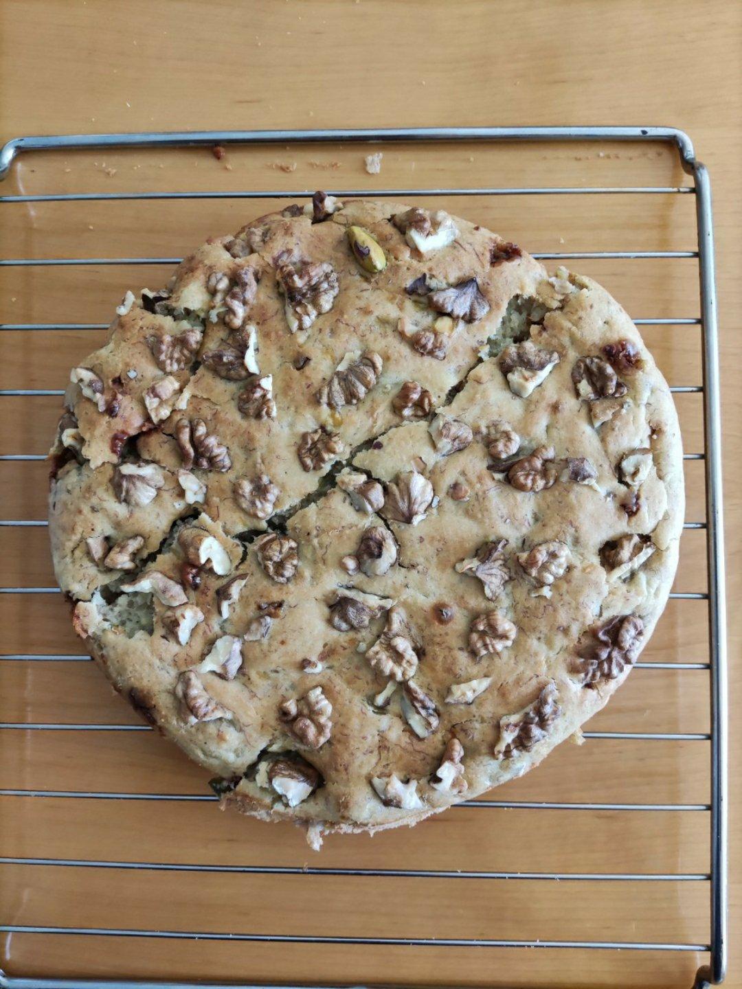 香蕉核桃蛋糕（低油少糖健康版）