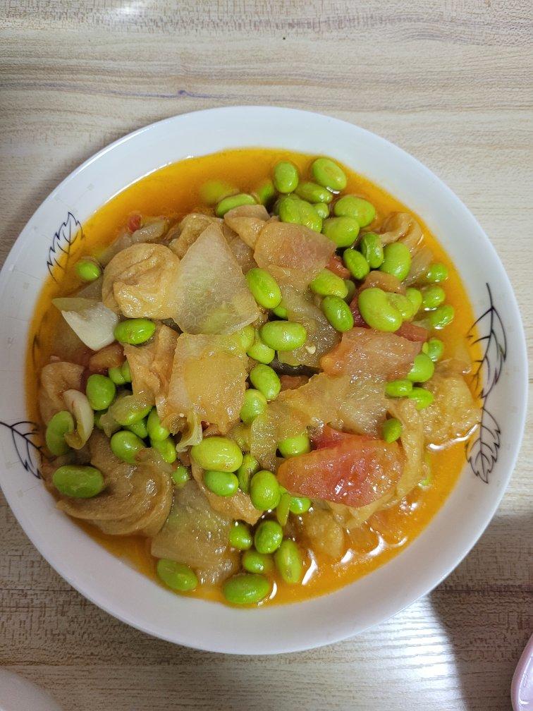 清爽滑口【丝瓜油面筋】