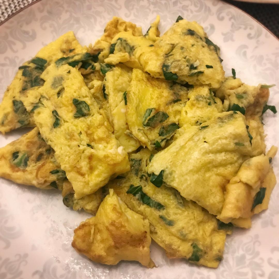 九层塔（罗勒）烘蛋