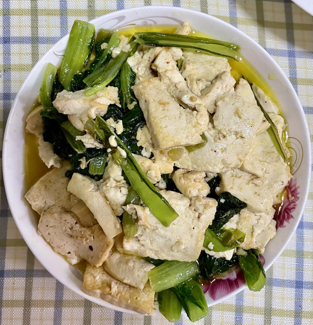 小白菜豆腐