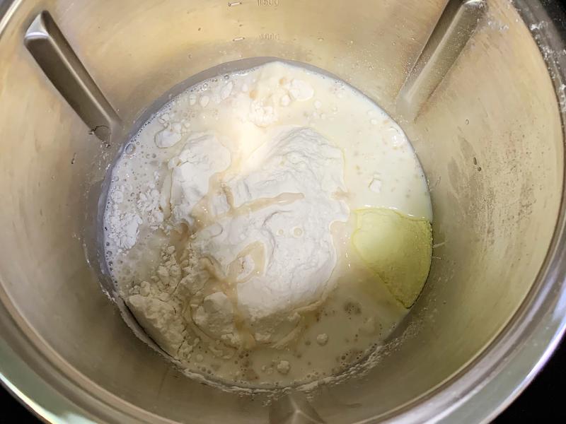 纯奶手撕吐司的做法 步骤1