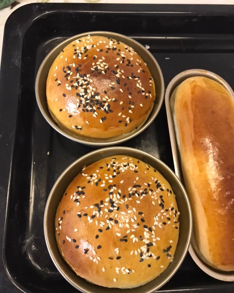 全麦汉堡胚（一次发酵）