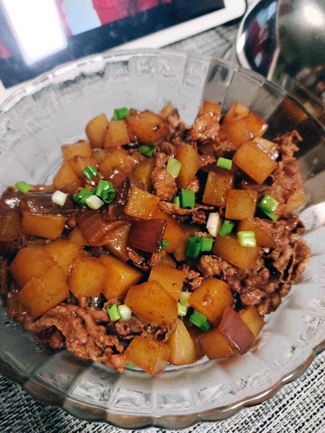 秘制土豆肥牛卷