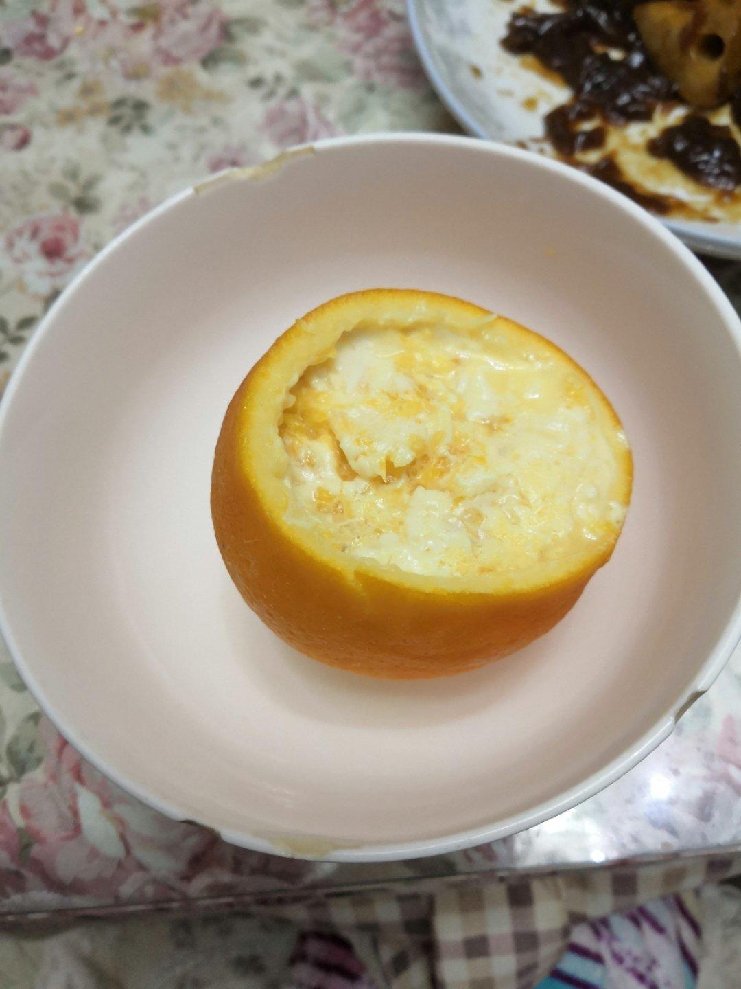 柳橙蒸蛋
