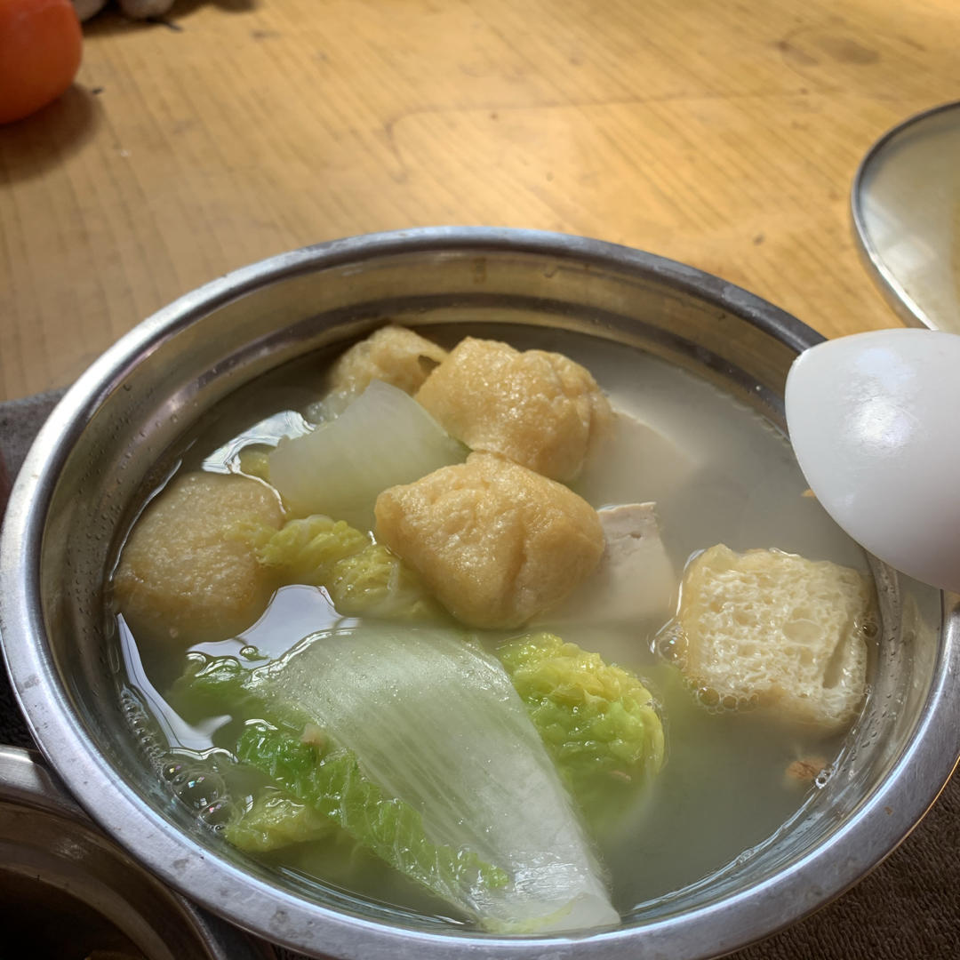 曼食慢语丨豆腐三吃·炸豆腐炖白菜