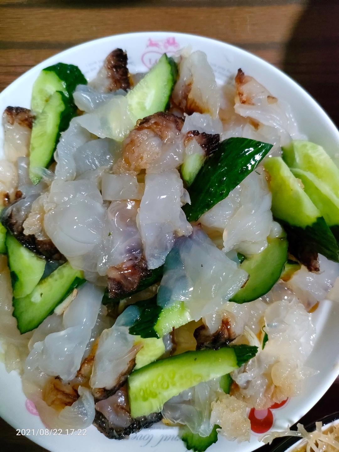 海蜇皮拌黄瓜