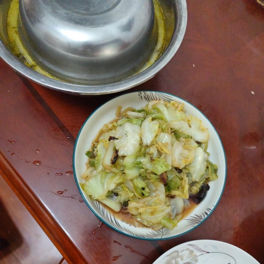 40秒爆炒卷心菜