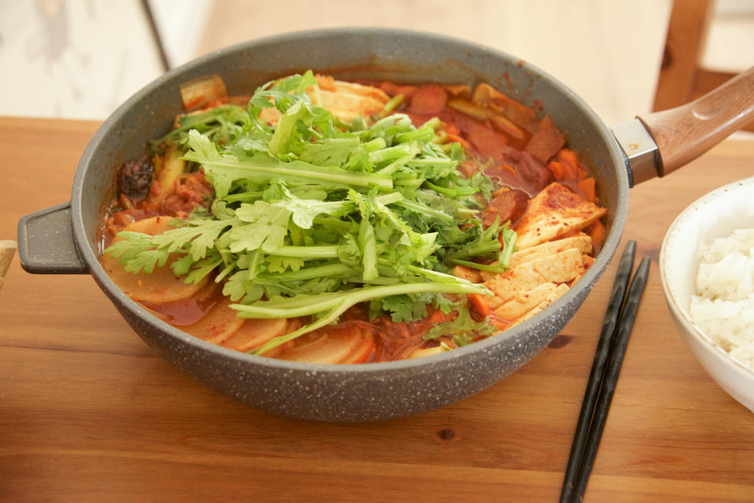 韩式芝士部队锅