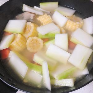 排骨玉米冬瓜汤的做法 步骤9