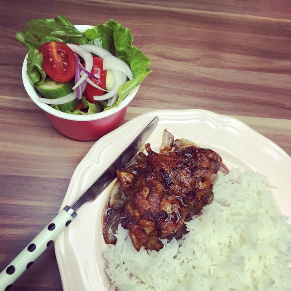 浓香照烧黑椒鸡腿