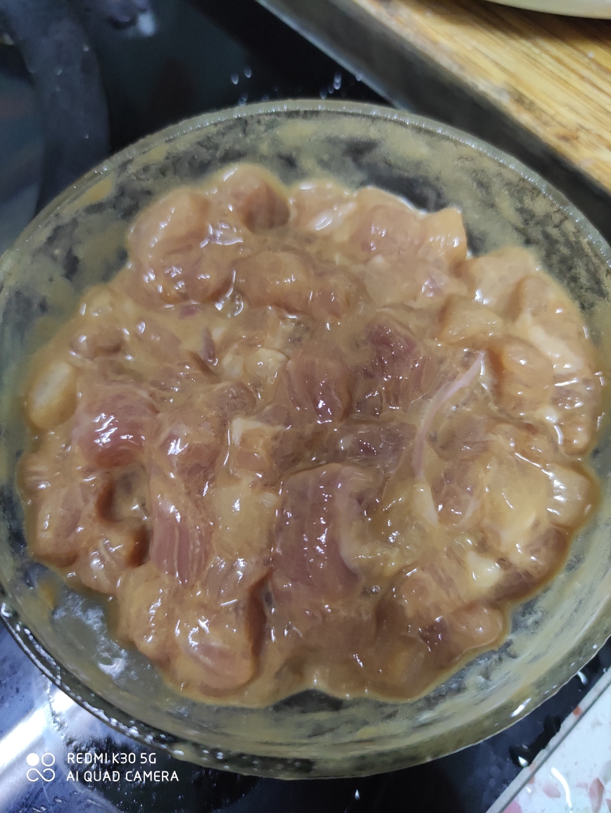 肉末缸豆，下饭神器的做法 步骤2