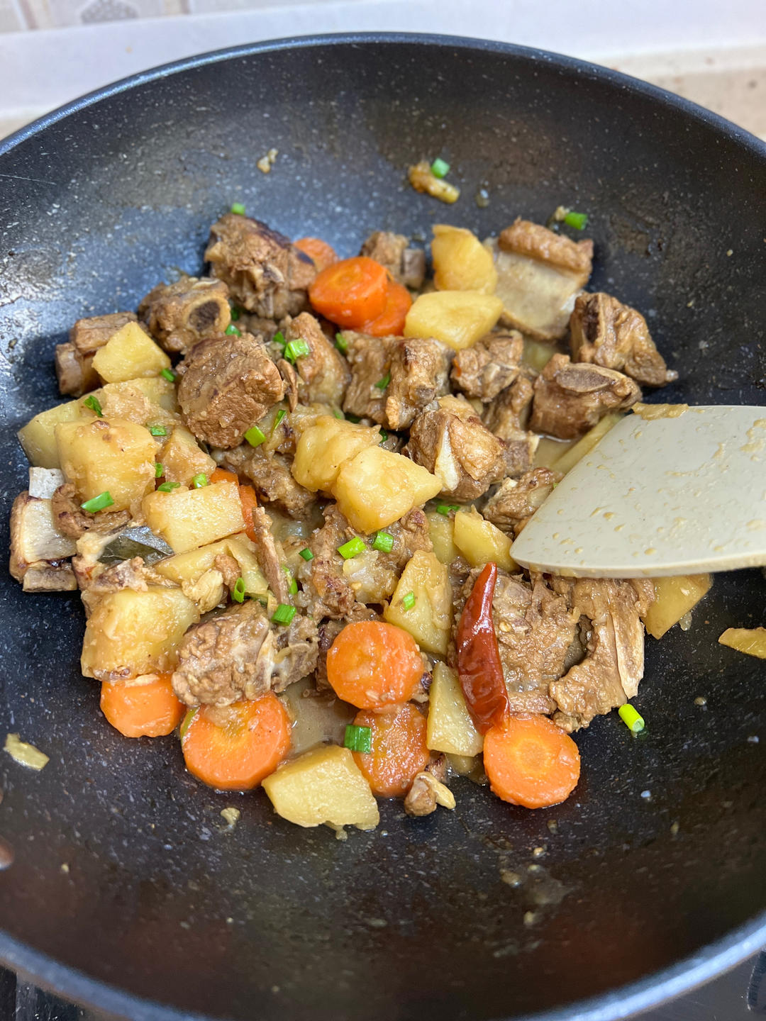 🔥巨好吃的红烧排骨炖土豆❗️懒人版轻松做拿手菜