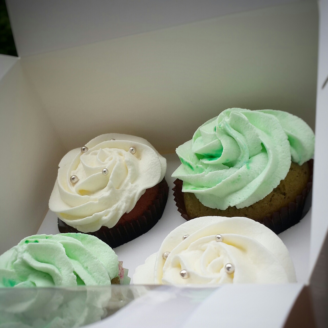 小清新の抹茶cupcake