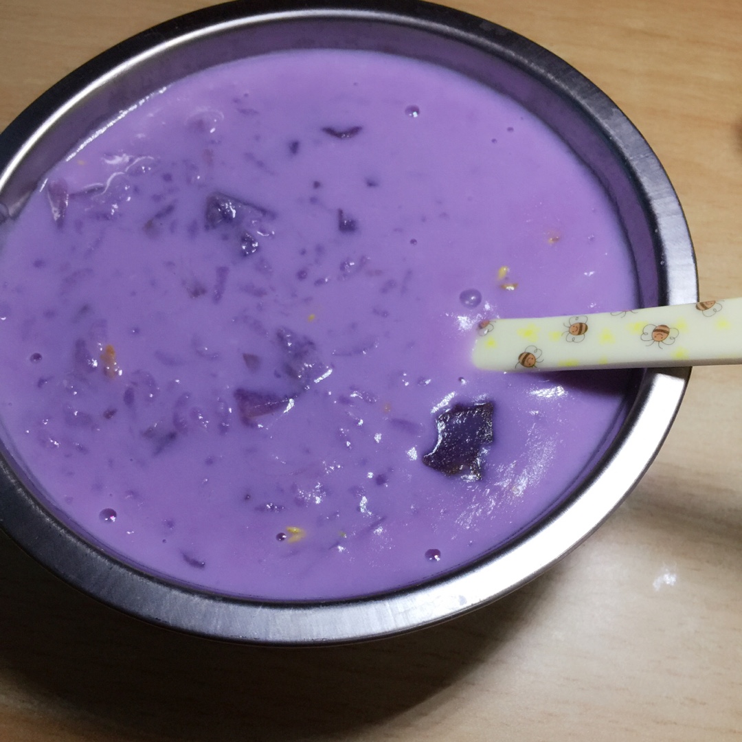 紫薯燕麥粥（宿舍版）