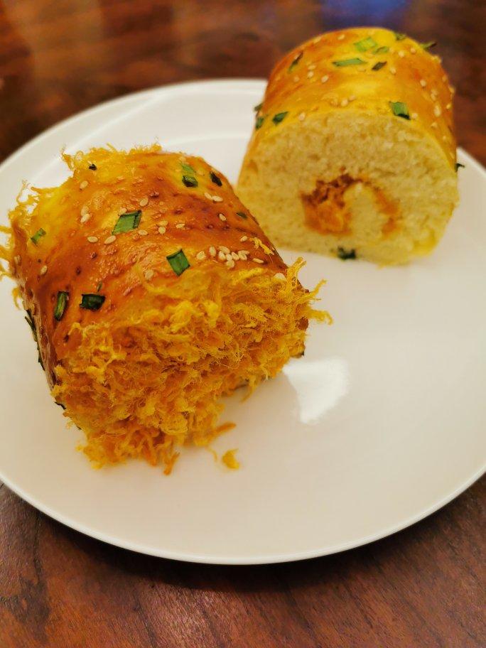 回忆的味道---肉松面包卷