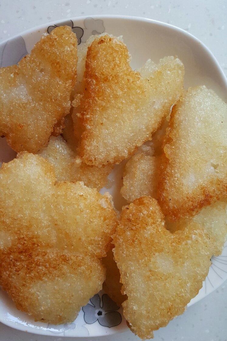 糯米糍粑---江南人叫它糍饭糕！