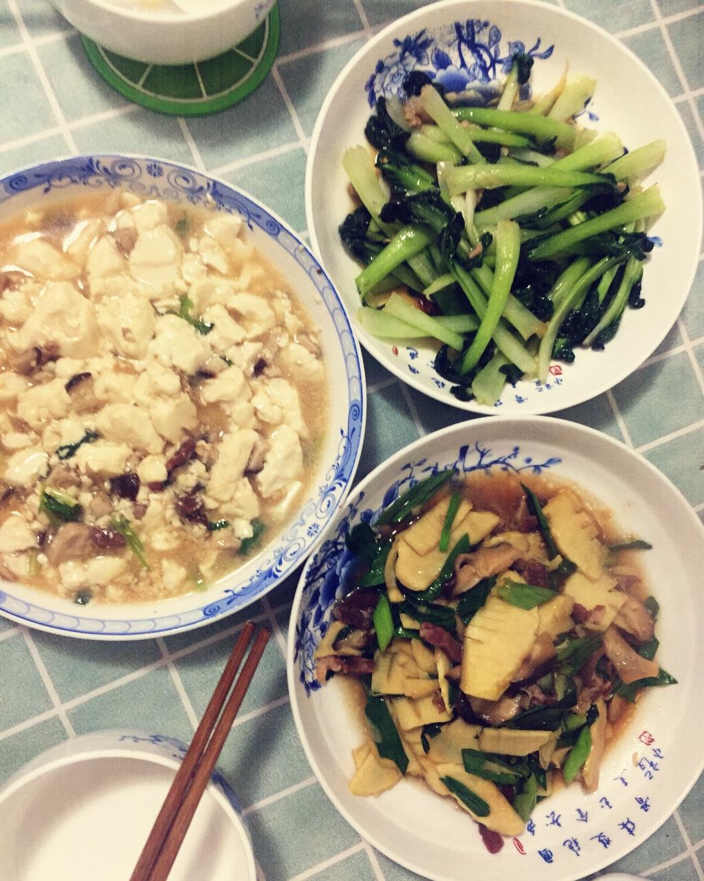 冬笋炒腊肉