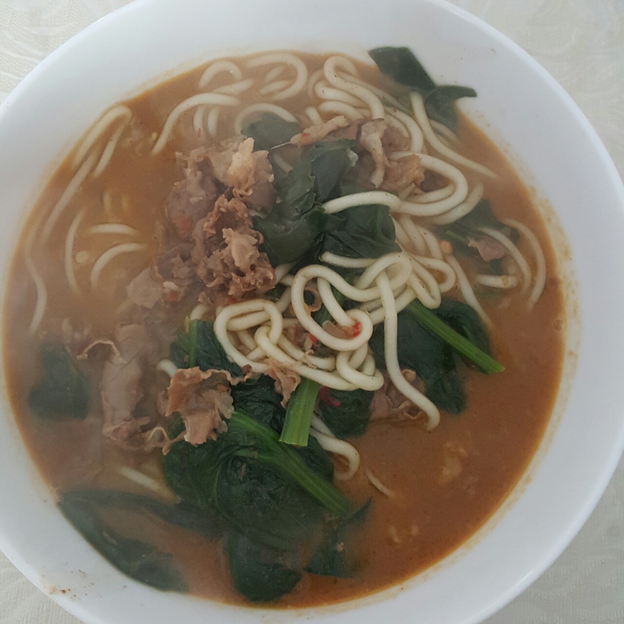 羊肉汆面