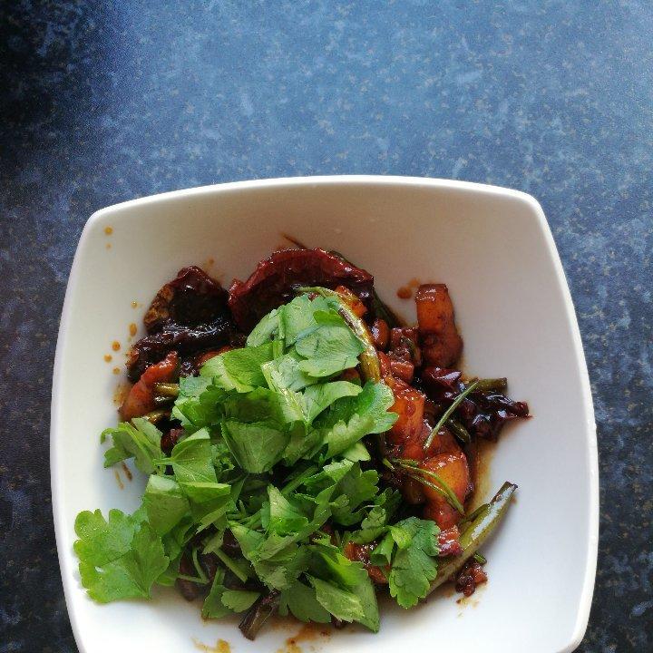 红烧肉炖豆角