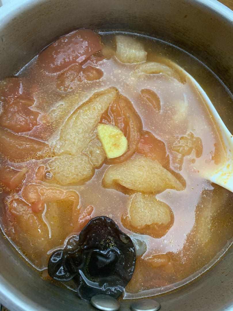 番茄🍅菌菇竹荪汤 比肉汤还好喝的素汤 玛捷斯