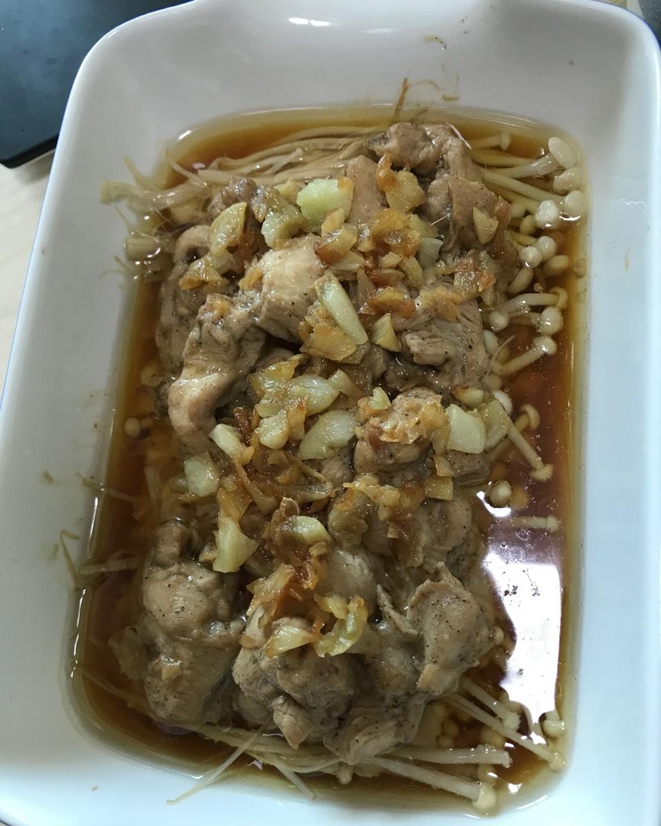 蒜蓉蒸鸡胸（鸡腿）