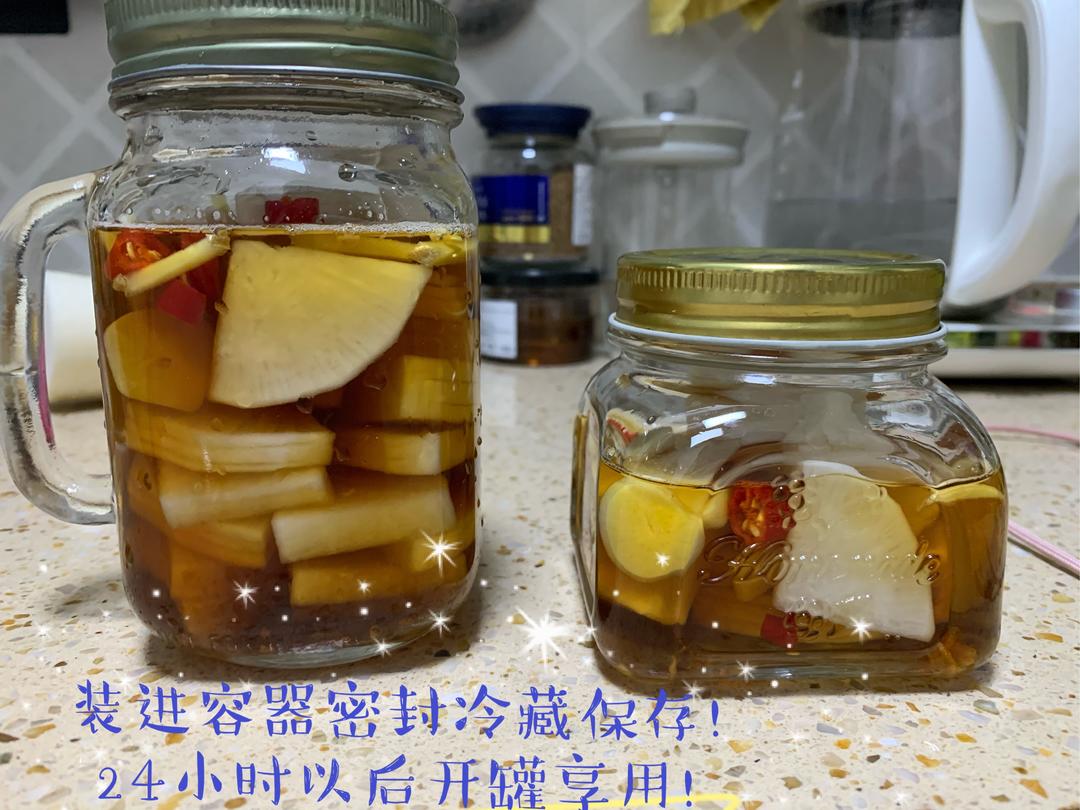 爸爸们的下酒菜！爽口酸辣萝卜片的做法 步骤5