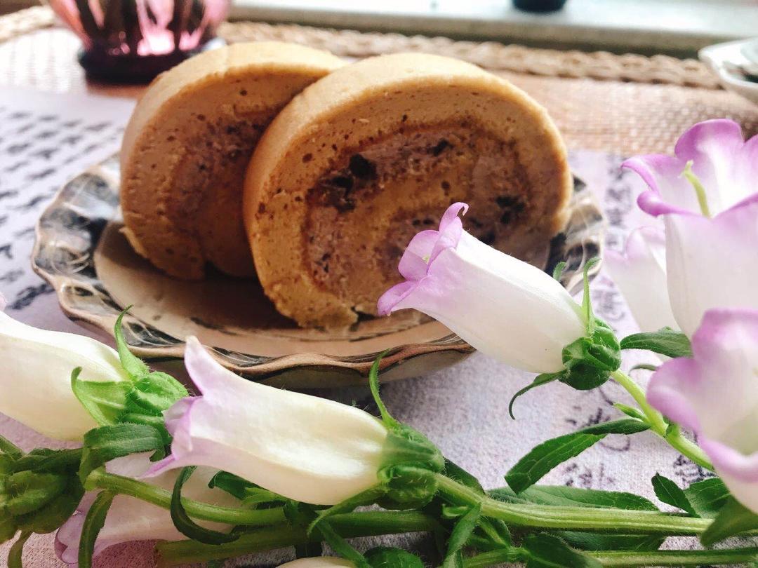 咖啡控们的最爱：咖啡戚风蛋糕卷