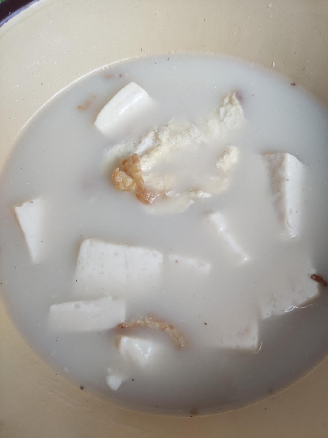 丝瓜豆腐鸡蛋汤