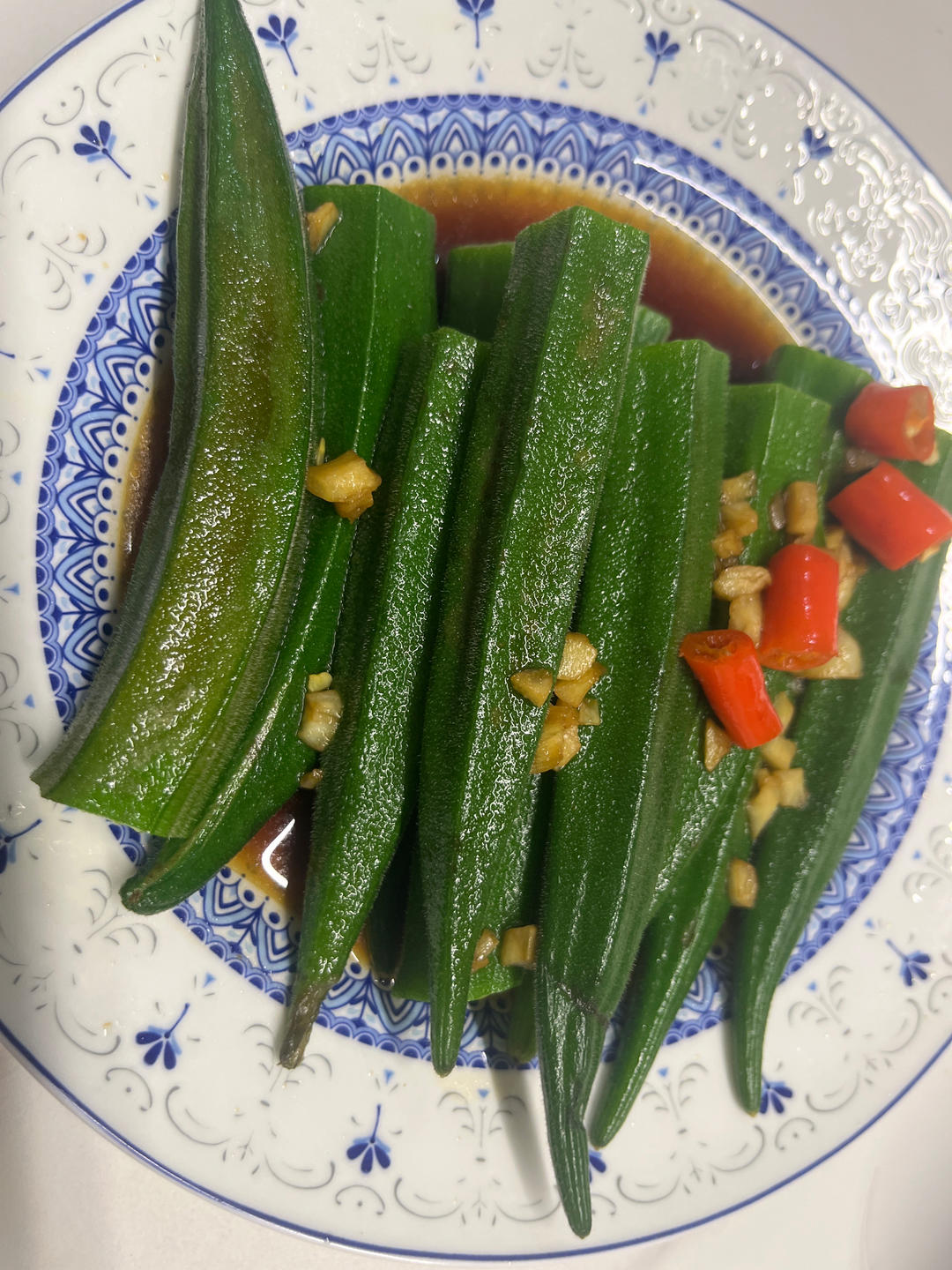 蒜蓉秋葵