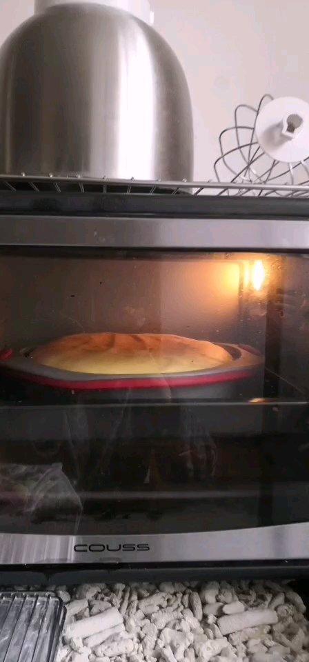 新手零失败的原味戚风蛋糕（八寸）