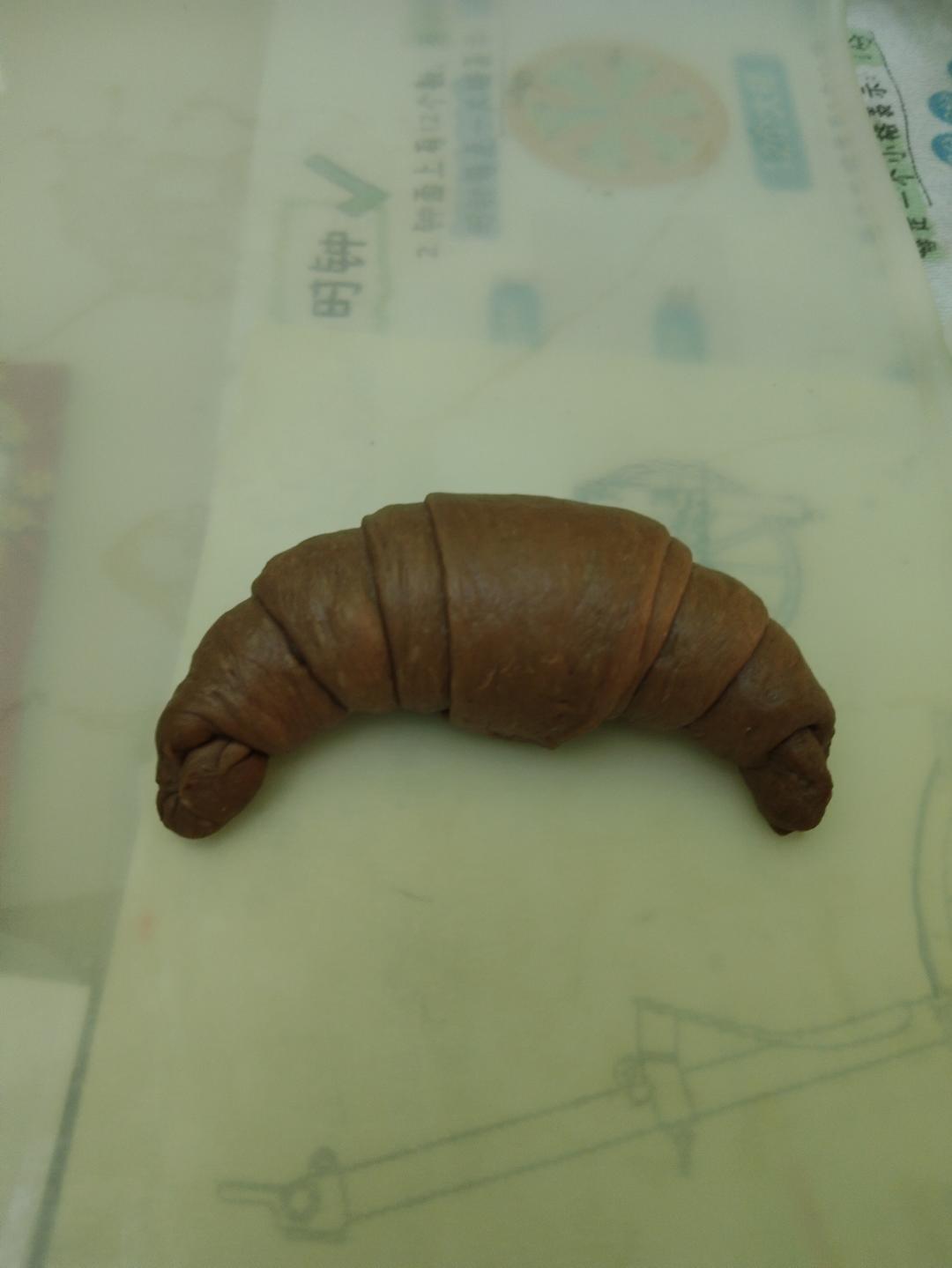 巧克力牛角包