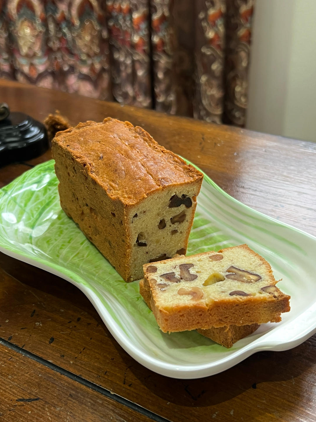 黄糖香蕉核桃磅蛋糕