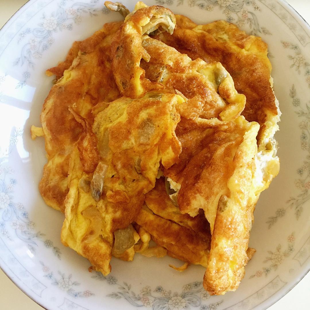 炒鸡无敌快手菜我是榨菜鸡蛋饼