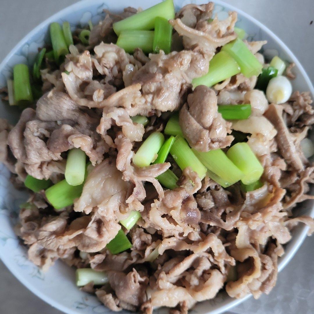 葱爆羊肉~味道超赞不膻有诀窍