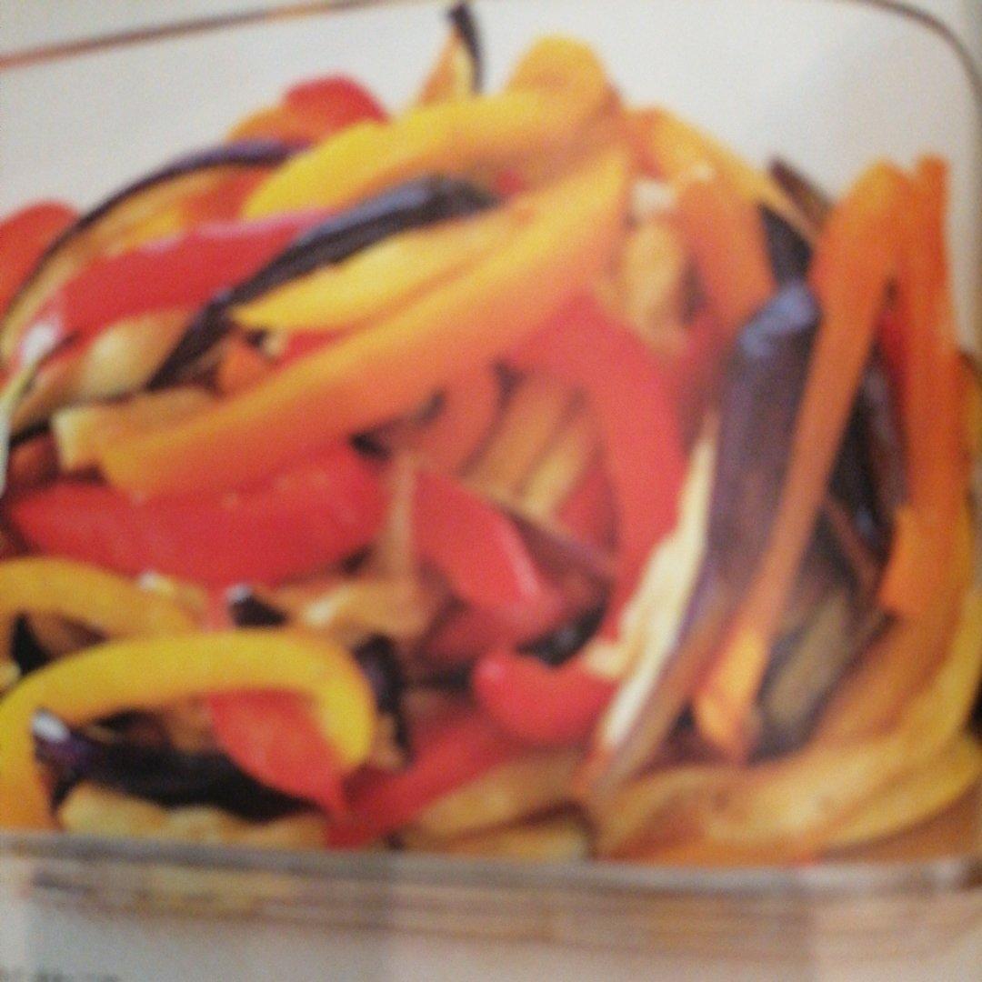 多彩茄子的做法